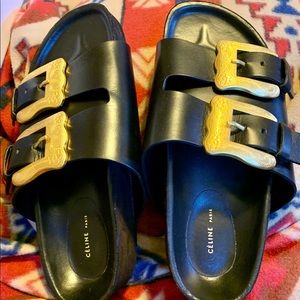 celine buckle sandals